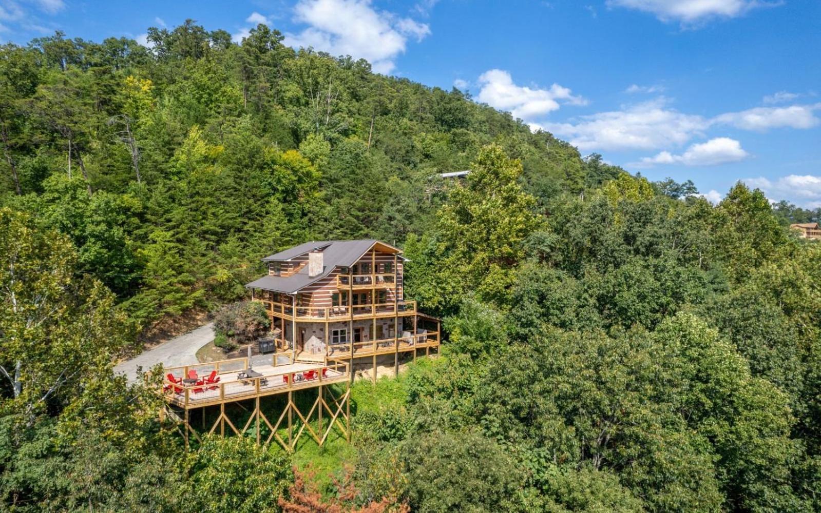 Smoky View Top Shelf Villa Pigeon Forge Exterior photo
